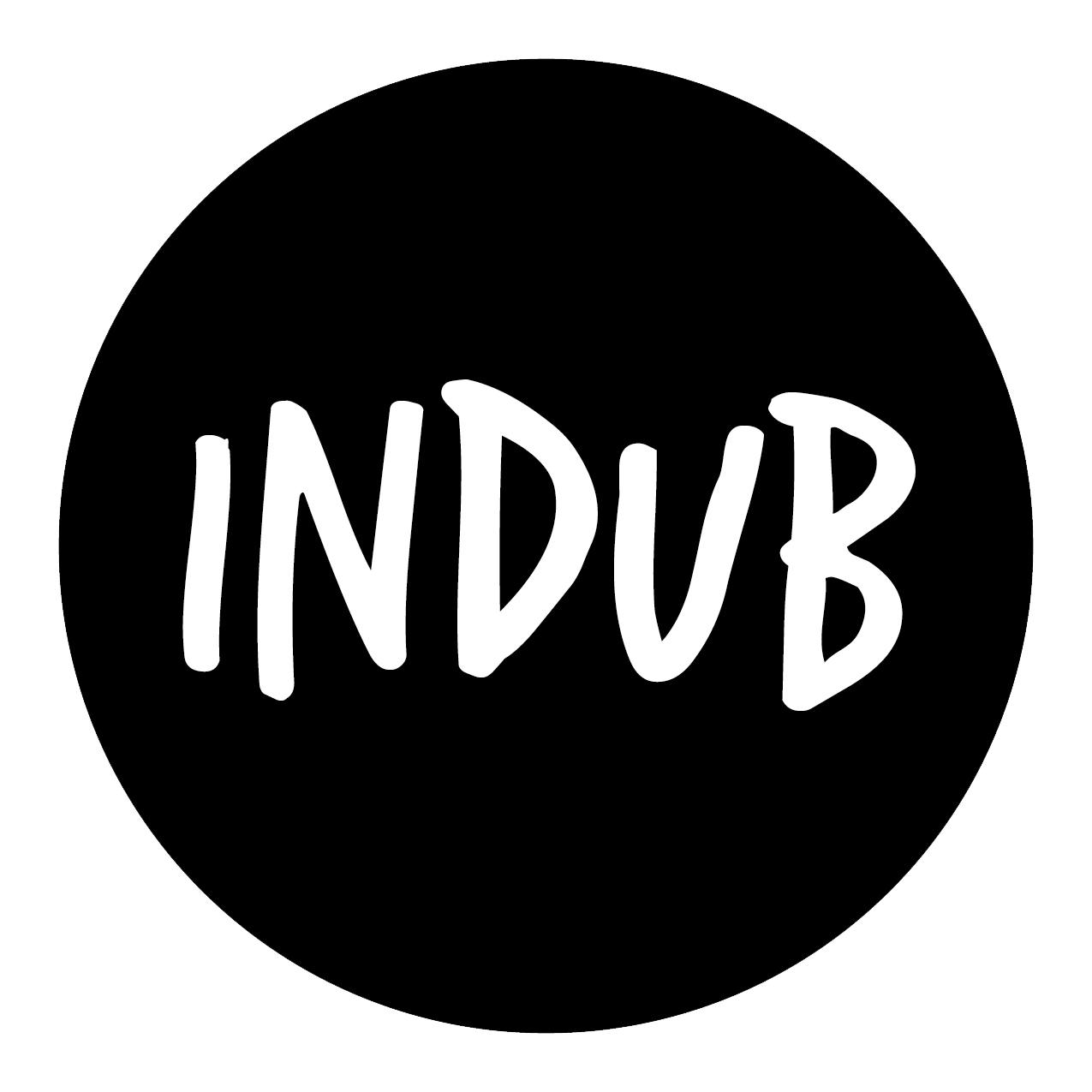 1. Indub Music Logo Negro